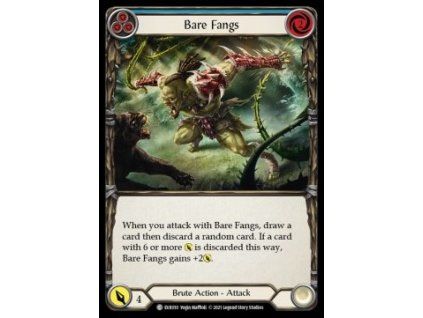 Bare Fangs (Blue) (Rainbow Foil)