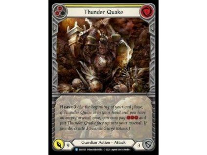 Thunder Quake (Yellow) (Extended Art Rainbow Foil)