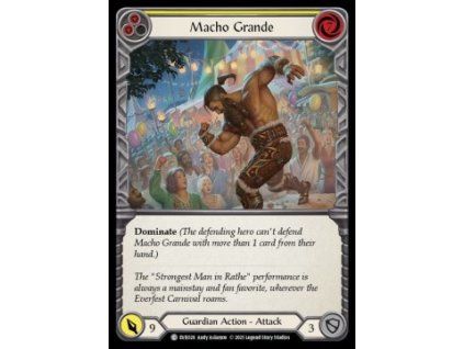 Macho Grande (Yellow) (Rainbow Foil)