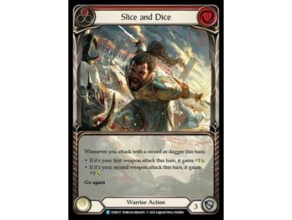 Slice and Dice (Red) (Extended Art Rainbow Foil)