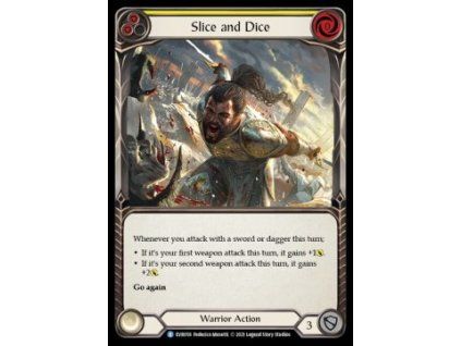 Slice and Dice (Yellow) (Rainbow Foil)