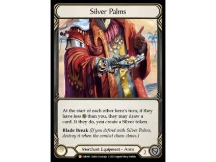 Silver Palms (Cold Foil)