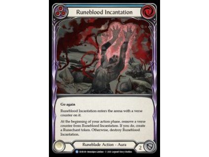 Runeblood Incantation (Blue) (Regular)