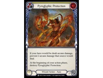 Pyroglyphic Protection (Yellow) (Regular)
