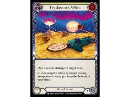 Timekeeper's Whim (Yellow) (Rainbow Foil)
