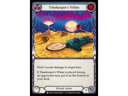 Timekeeper's Whim (Blue) (Rainbow Foil)