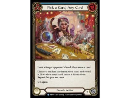 Pick a Card, Any Card (Blue) (Regular)