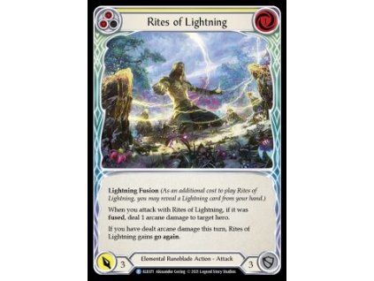Rites of Lightning (Yellow) (Regular)