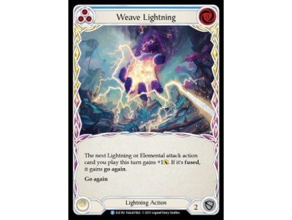 Weave Lightning (Blue) (Rainbow Foil)