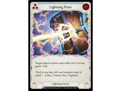 Lightning Press (Blue) (Rainbow Foil)