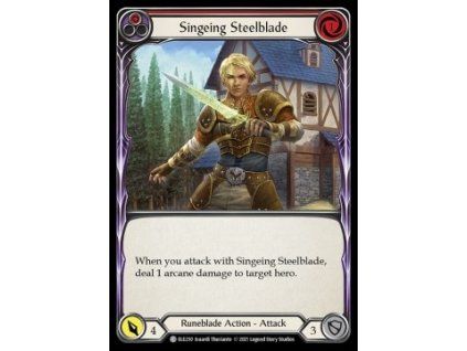 Singeing Steelblade (Red) (Regular)
