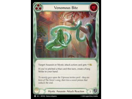 Venomous Bite (Blue) (Rainbow Foil)