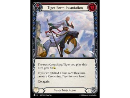 Tiger Form Incantation (Red) (Regular)