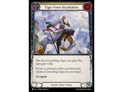 Tiger Form Incantation (Yellow) (Regular)