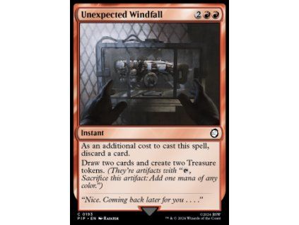 Unexpected Windfall