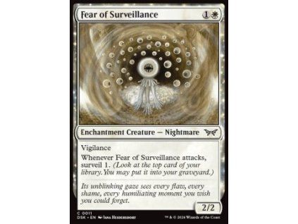 Fear of Surveillance