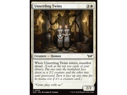Unsettling Twins