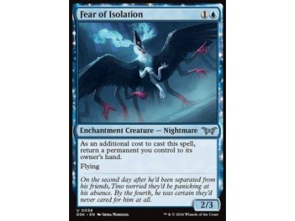 Fear of Isolation