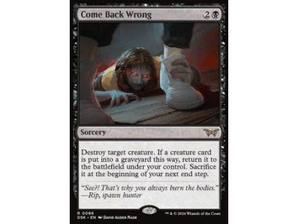 Come Back Wrong