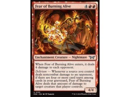 Fear of Burning Alive