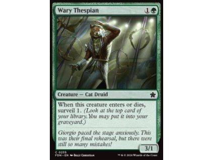 Wary Thespian