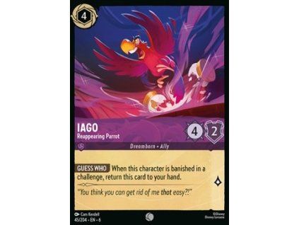 Iago - Reappearing Parrot