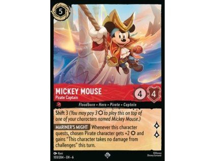 Mickey Mouse - Pirate Captain