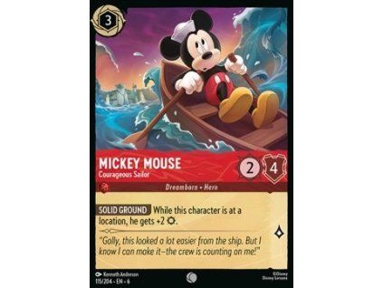 Mickey Mouse - Courageous Sailor