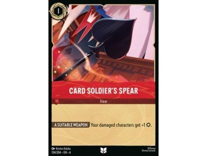 Card Soldier's Spear