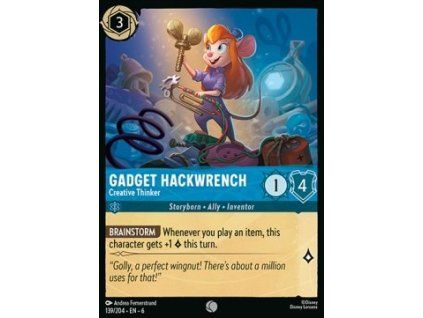 Gadget Hackwrench - Creative Thinker