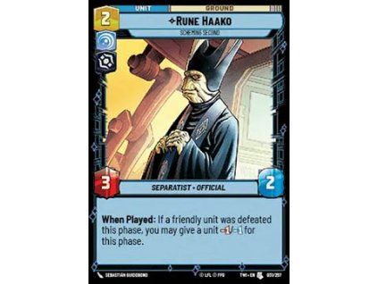 Rune Haako, Scheming Second