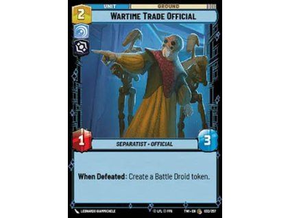 Wartime Trade Official