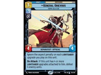 General Grievous, Trophy Collector