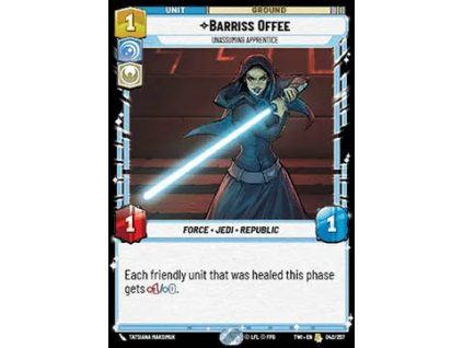 Barriss Offee, Unassuming Apprentice