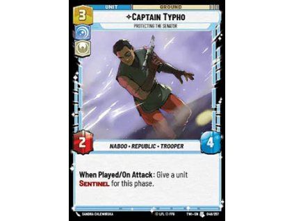 Captain Typho, Protecting the Senator
