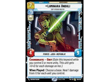 Luminara Unduli, Soft-Spoken Master