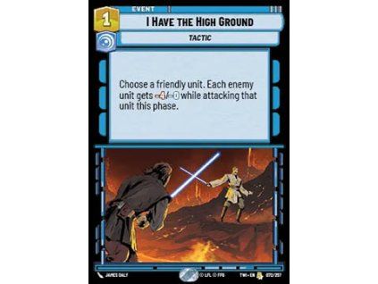 I Have the High Ground