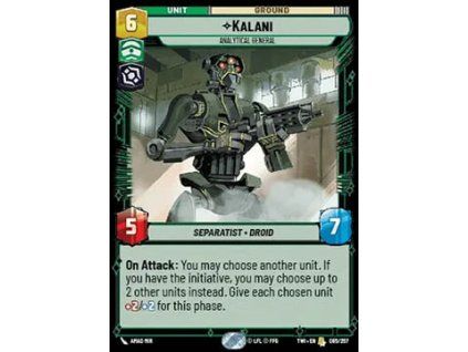 Kalani, Analytical General