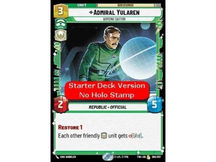 Admiral Yularen, Advising Caution (V.2)