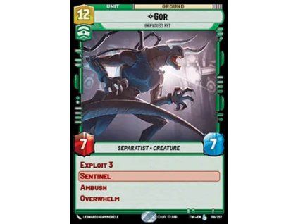 Gor, Grievous's Pet