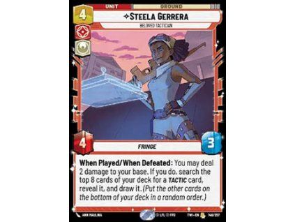 Steela Gerrera, Beloved Tactician