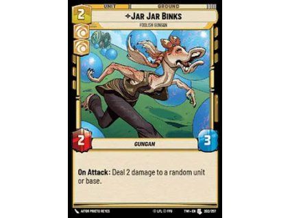 Jar Jar Binks, Foolish Gungan