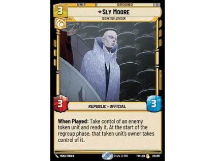 Sly Moore, Secretive Advisor