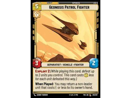 Geonosis Patrol Fighter