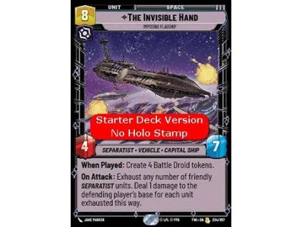 The Invisible Hand, Imposing Flagship (V.2)