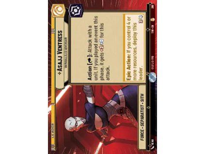 Asajj Ventress, Unparalleled Adversary (V.1)