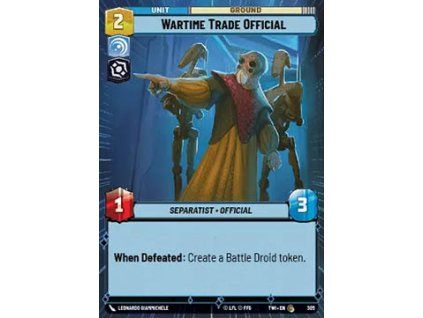 Wartime Trade Official