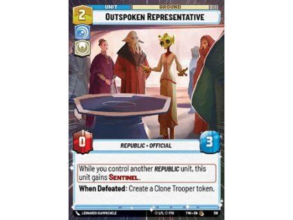 Outspoken Representative