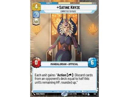 Satine Kryze, Committed to Peace