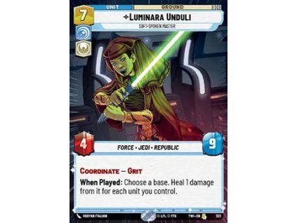 Luminara Unduli, Soft-Spoken Master